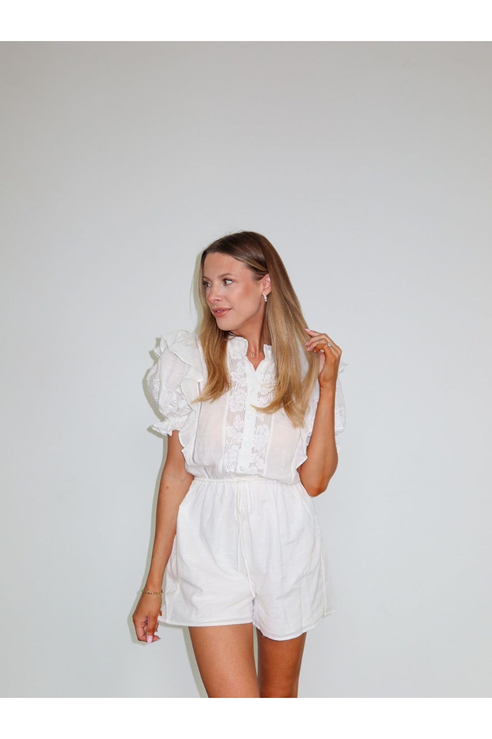 Sugarfield Lace Romper - Keepsake