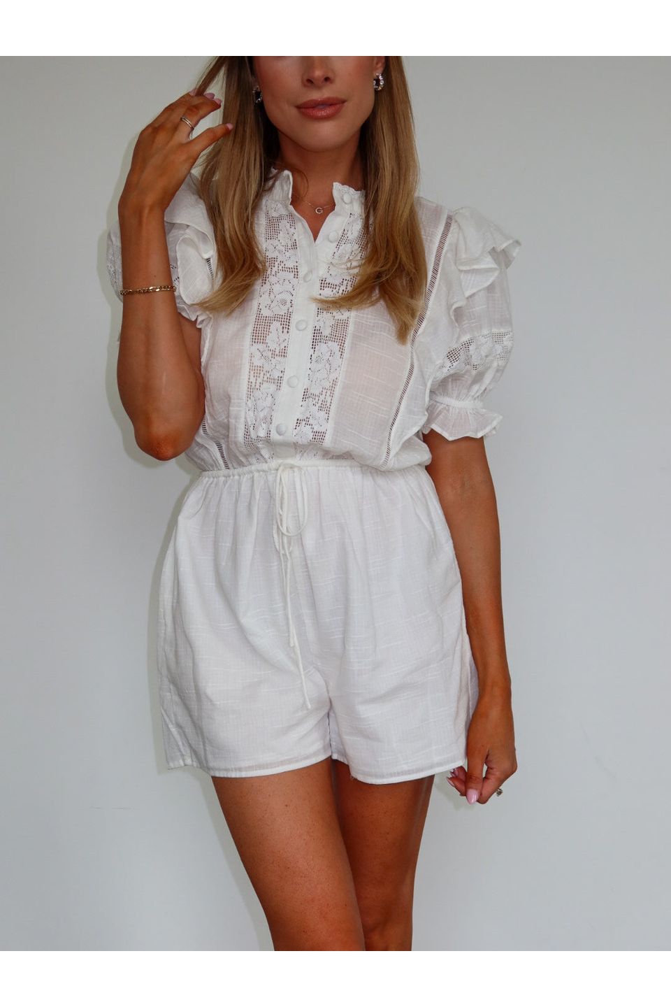 Sugarfield Lace Romper - Keepsake