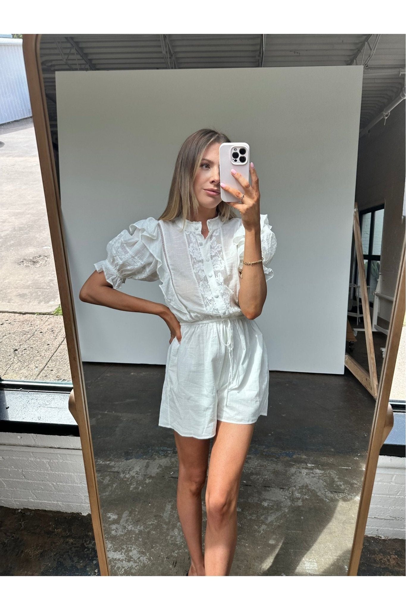 Sugarfield Lace Romper - Keepsake