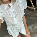 Sugarfield Lace Romper - Keepsake
