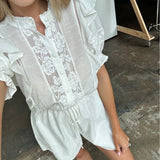 Sugarfield Lace Romper - Keepsake
