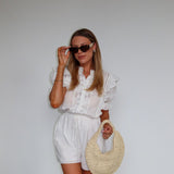 Sugarfield Lace Romper - Keepsake