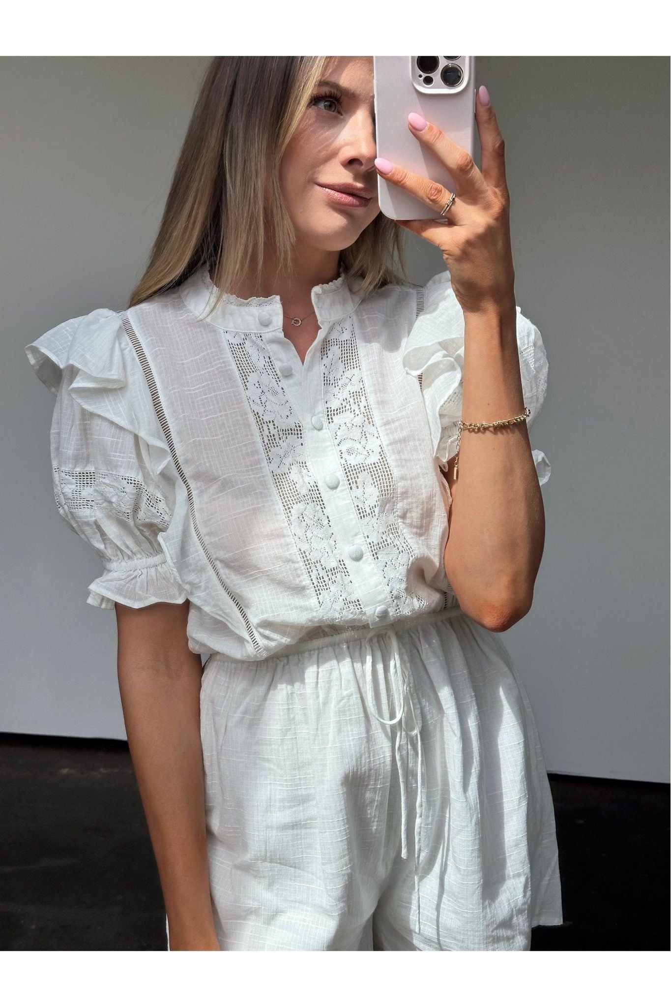 Sugarfield Lace Romper - Keepsake