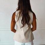 Teagan Linen Vest - Keepsake