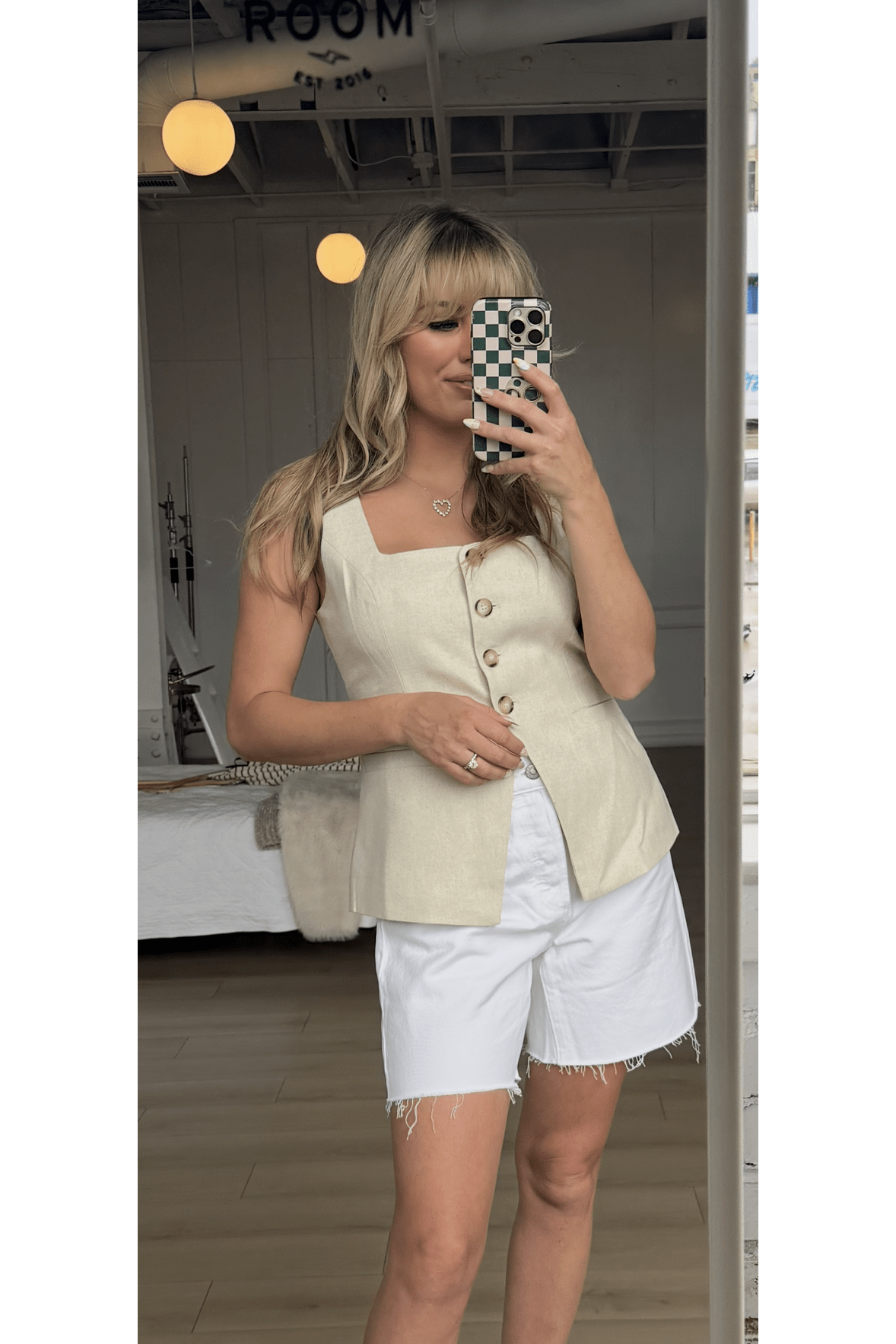 Teagan Linen Vest - Keepsake