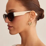 The Alba Sunglasses - Toffee Tort/Bisque/Pecan - Keepsake
