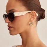 The Alba Sunglasses - Toffee Tort/Bisque/Pecan - Keepsake