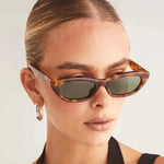 The Caroline Sunglasses - Hazel Tort - Green - Keepsake