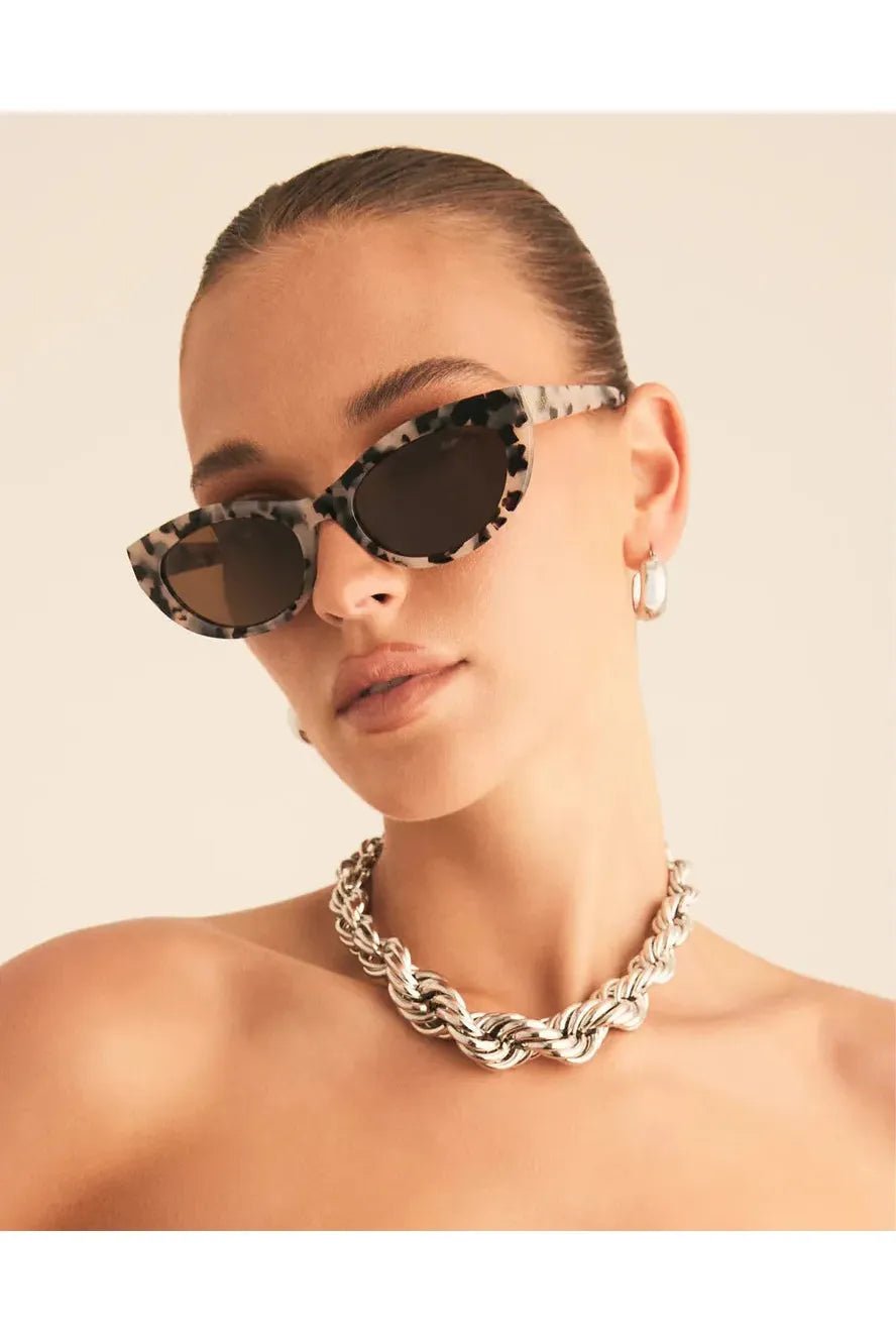 The Estella Sunglasses - Blonde Tort/Chocolate - Keepsake
