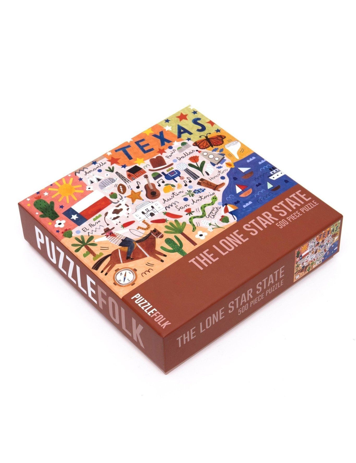 The Lone Star State 500 Piece Texas Puzzle - Keepsake