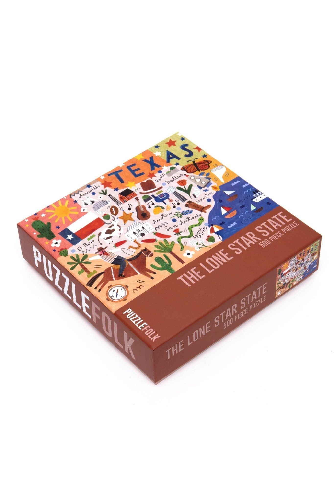 The Lone Star State 500 Piece Texas Puzzle - Keepsake