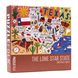 The Lone Star State 500 Piece Texas Puzzle - Keepsake