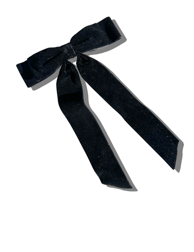 The Perfect Velvet Bow Barrette - Keepsake