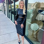 Trina Cut Out Midi Dress - Keepsake