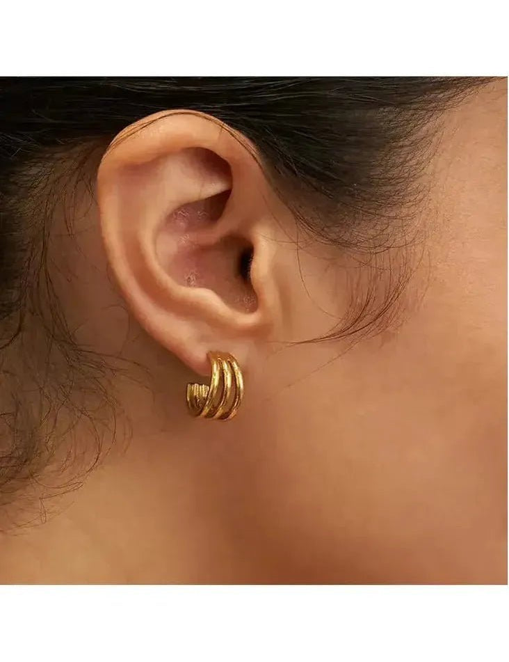Triple Mini Hoops - Keepsake