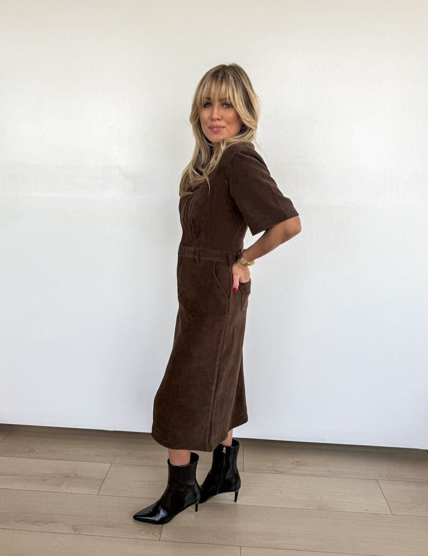 Velvet Canyon Cord Dress - Keepsake