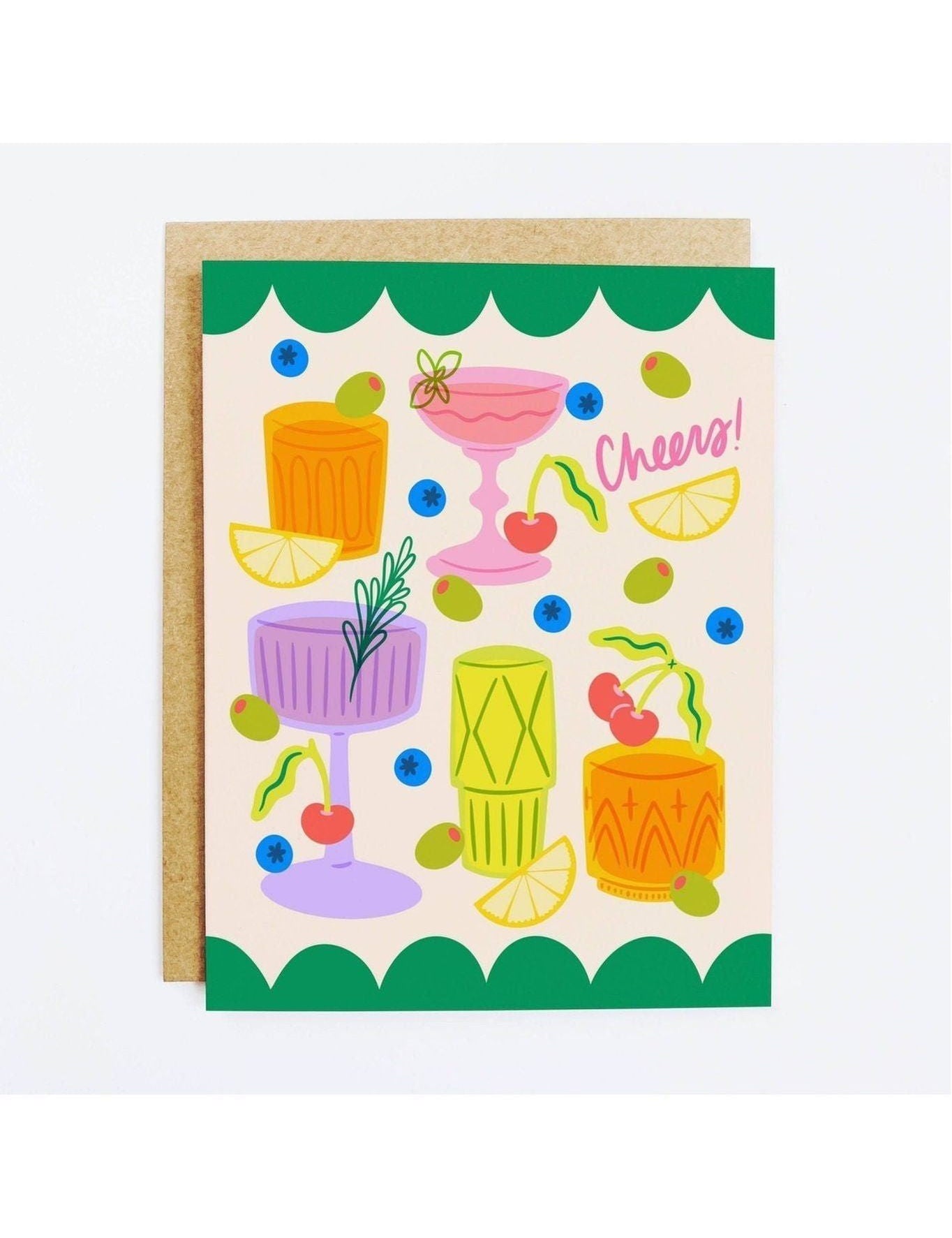 Vintage Cocktail Cheers Card - Keepsake