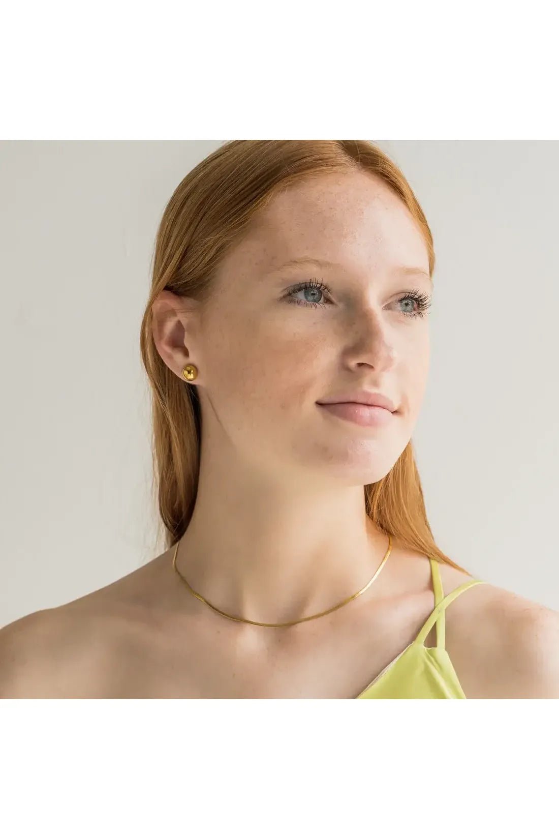 Waterproof Gold Micro Herringbone Necklace - Keepsake