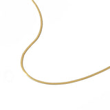 Waterproof Gold Micro Herringbone Necklace - Keepsake