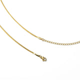Waterproof Gold Micro Herringbone Necklace - Keepsake
