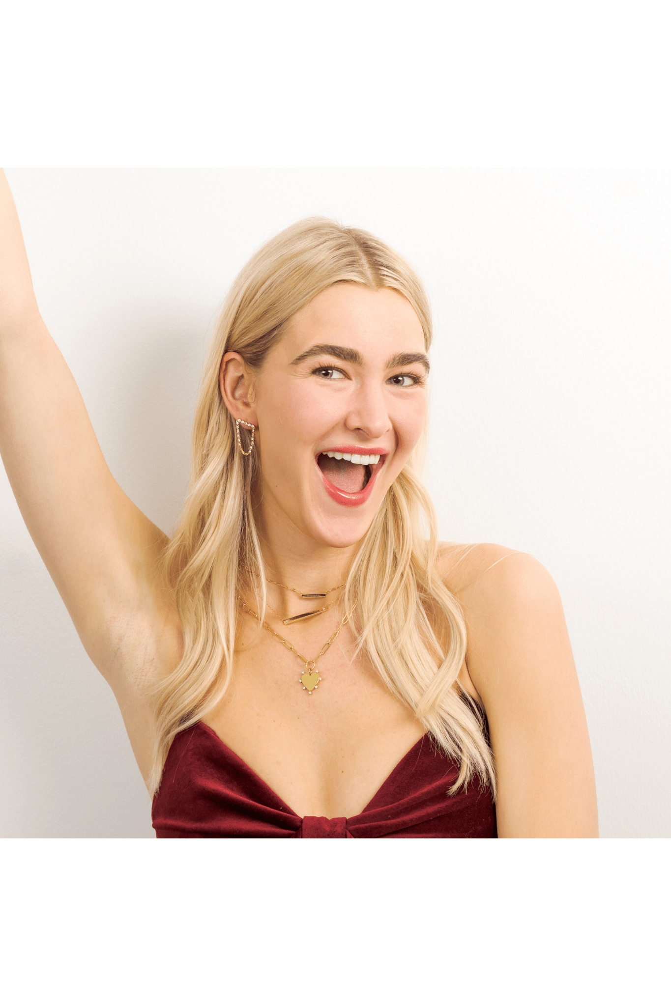 Waterproof Gold Paperclip Heart Necklace (Get it engraved!) - Keepsake