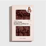 XL Satin Heatless Curling Set - Chocolate - Keepsake