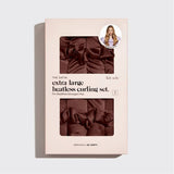 XL Satin Heatless Curling Set - Chocolate - Keepsake
