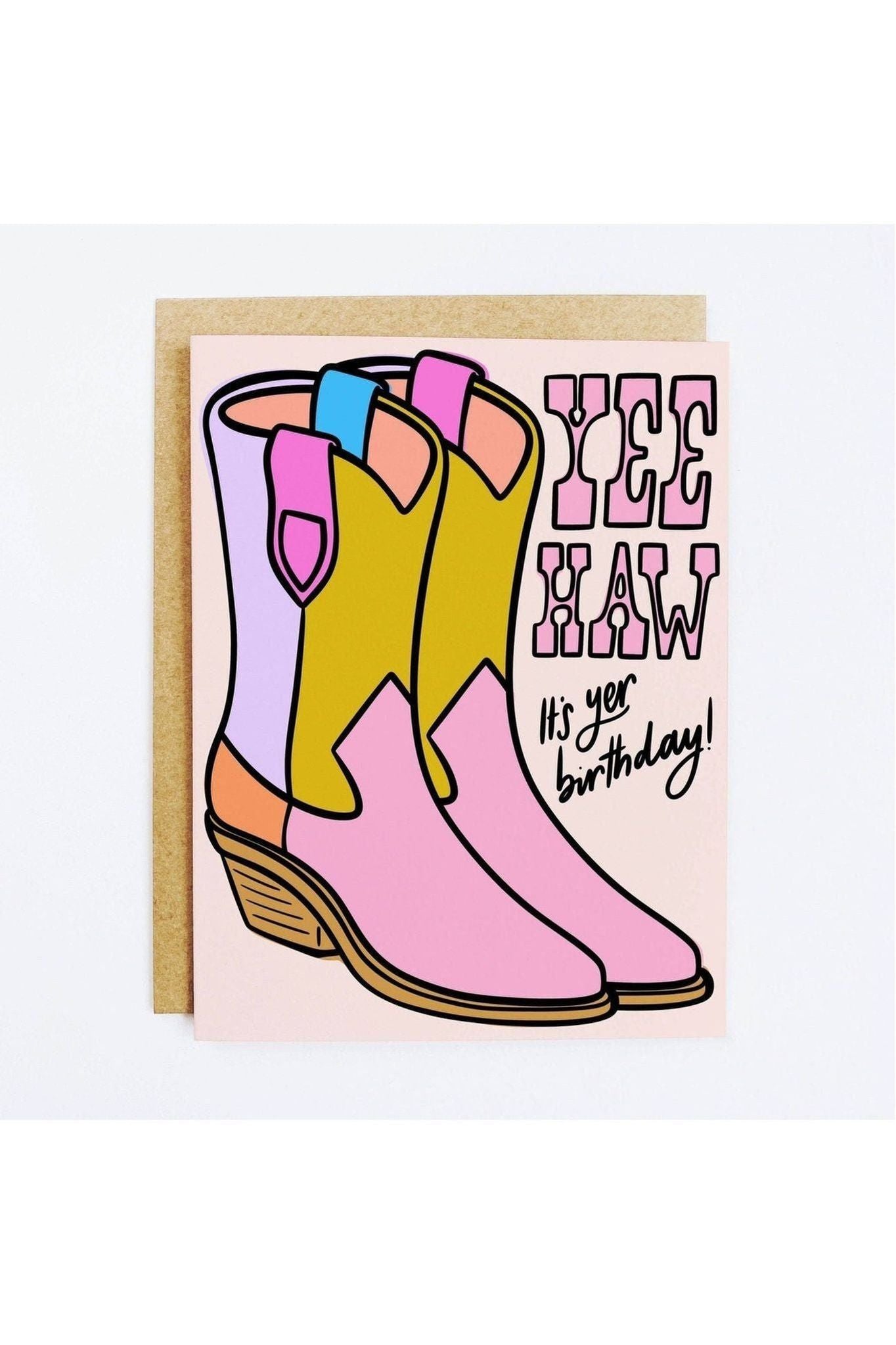Yee Haw It's Yer Birthday Card - Keepsake