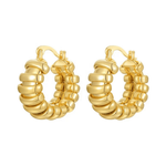 Atlas Gold Hoops - Keepsake