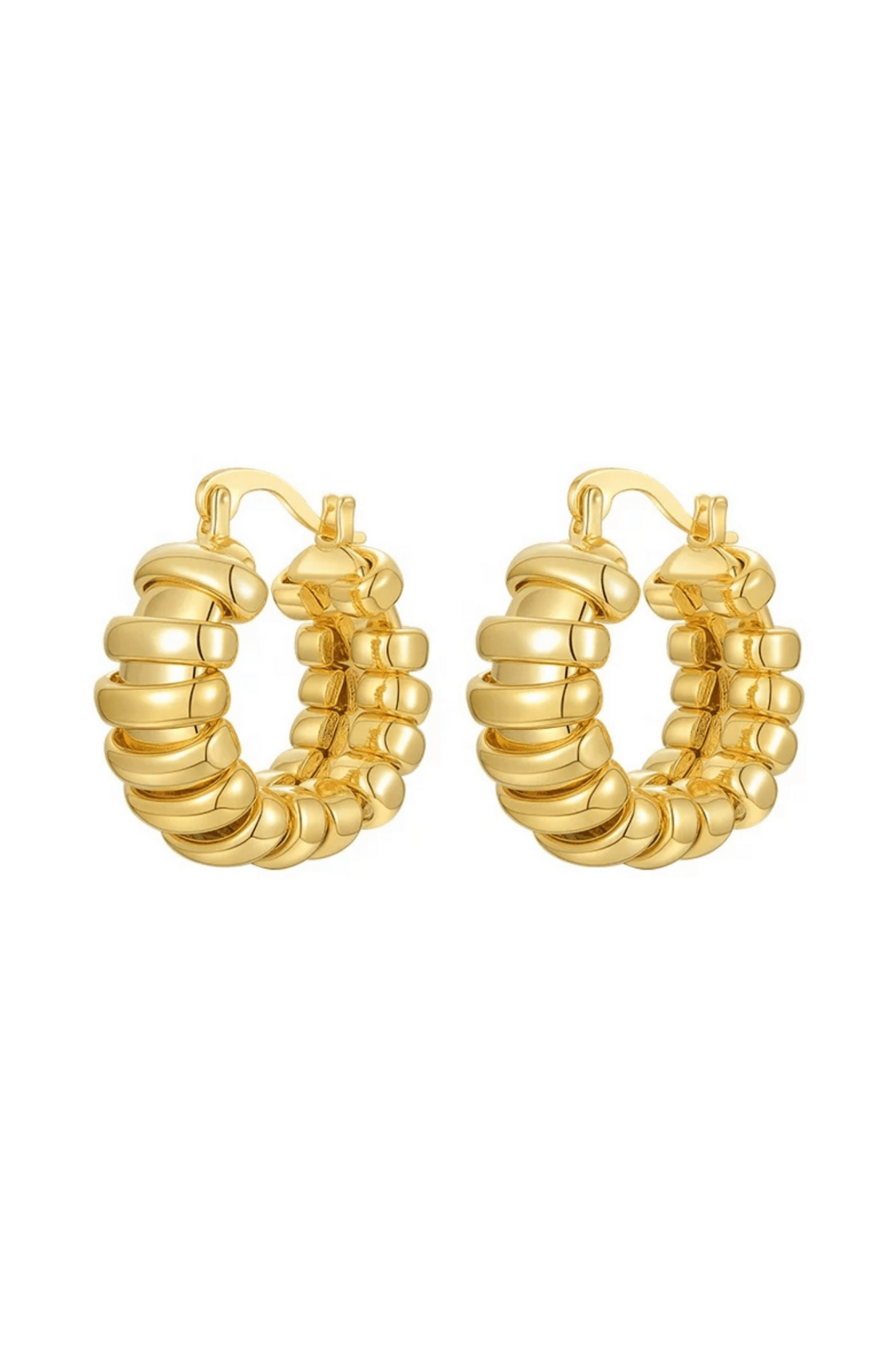 Atlas Gold Hoops - Keepsake