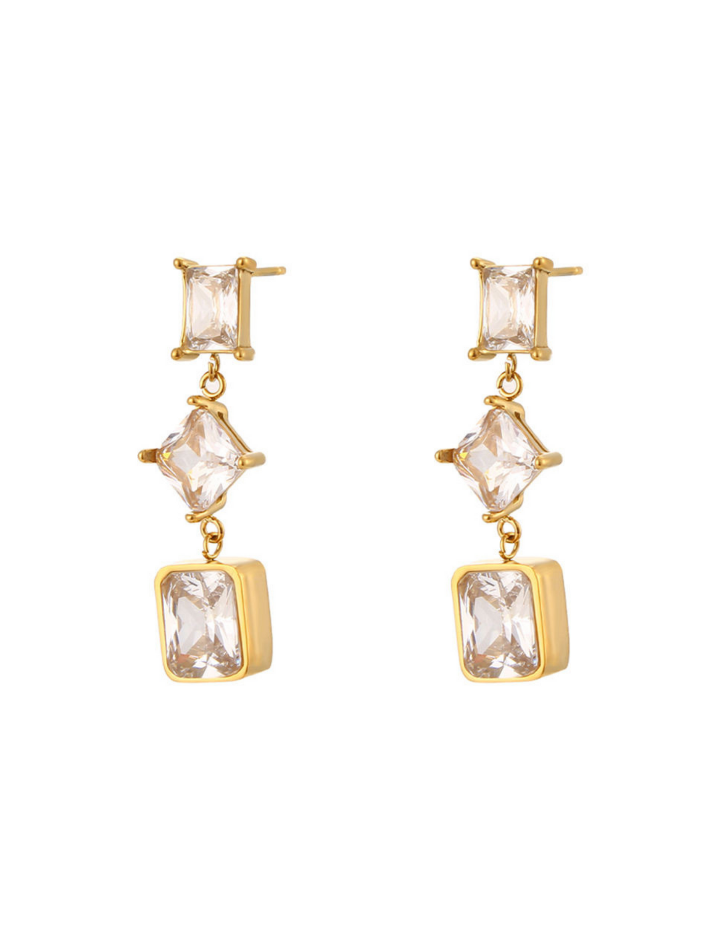 Catherine Studs Clear - Keepsake