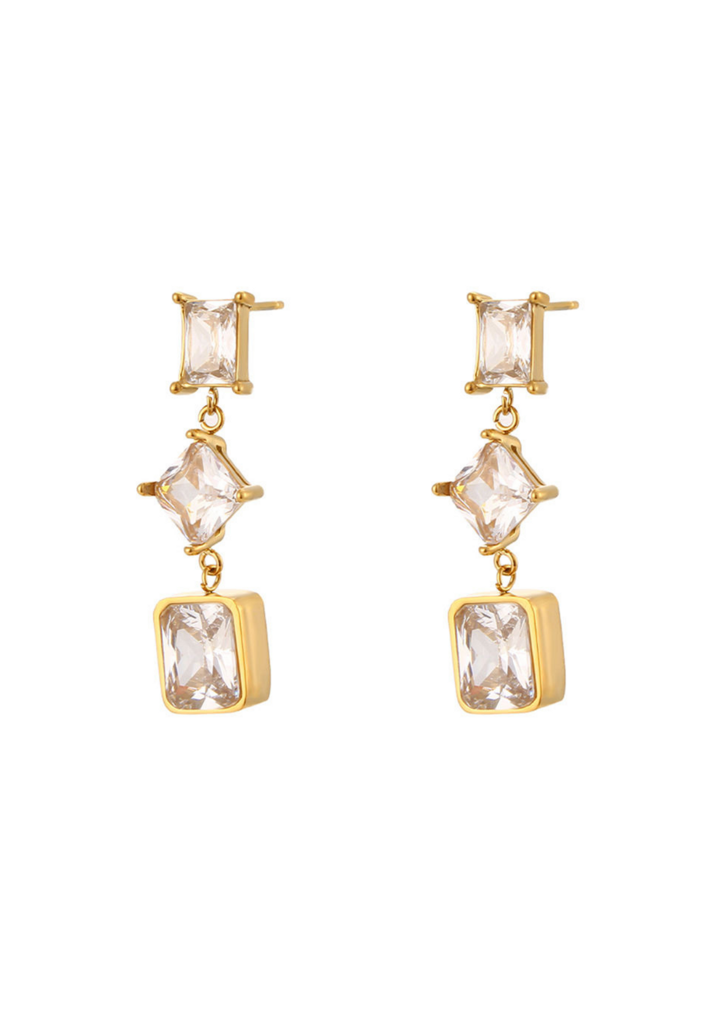 Catherine Studs Clear - Keepsake