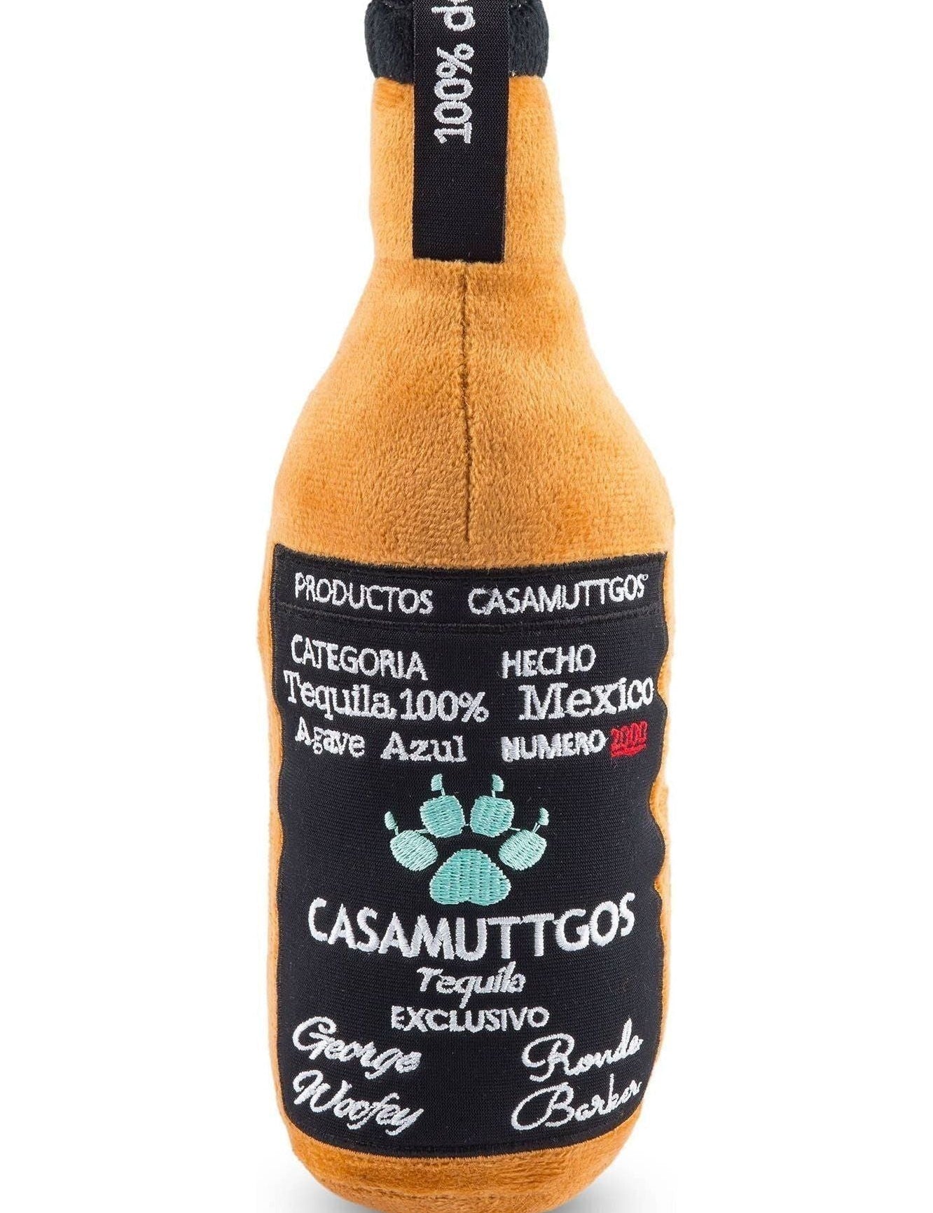 Casamuttgos Tequila Toy Squeaker Dog Toy - Keepsake