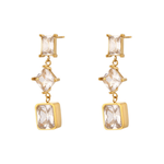 Catherine Studs Clear - Keepsake