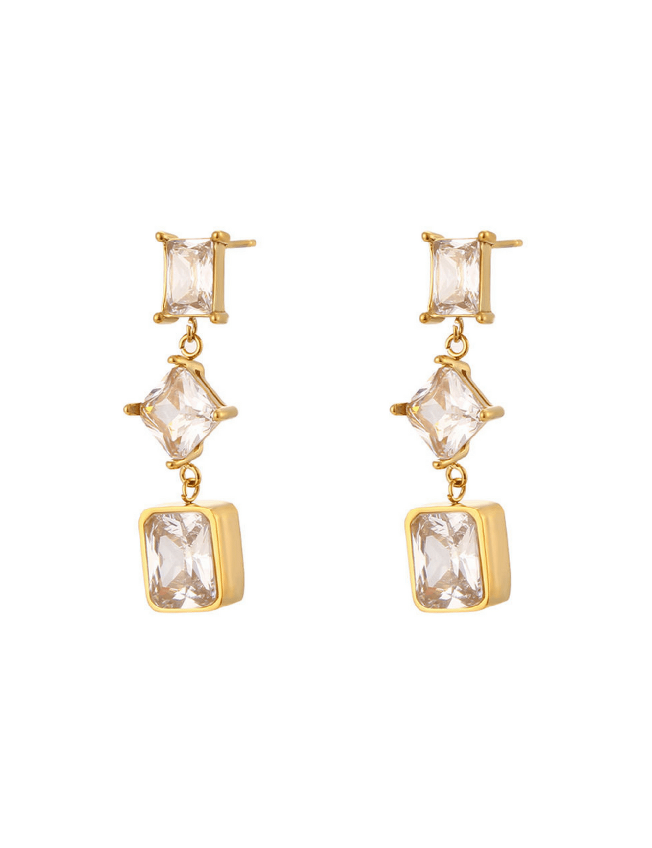 Catherine Studs Clear - Keepsake