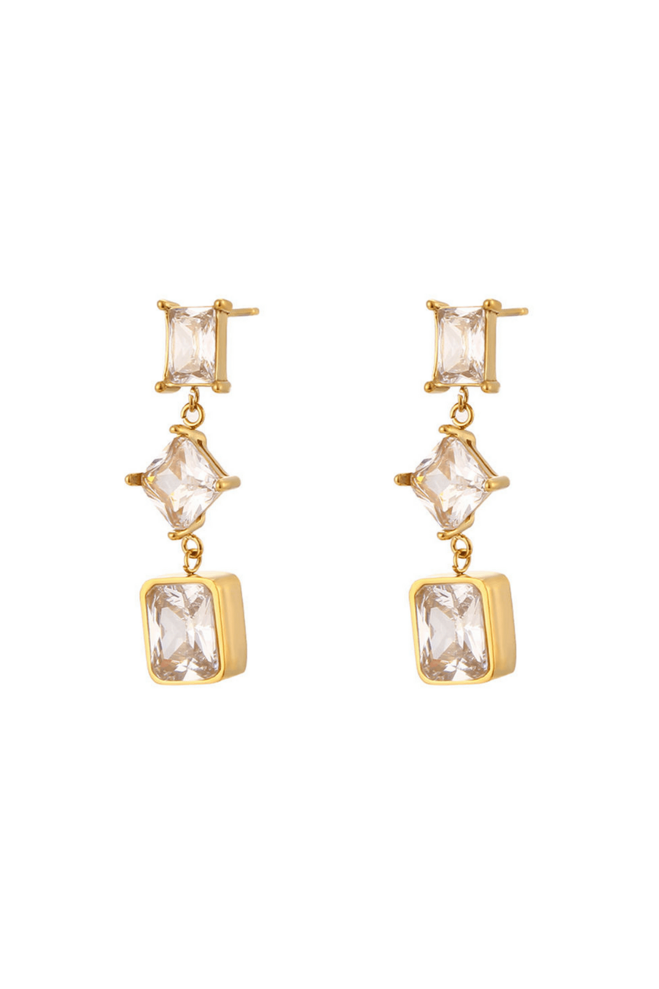 Catherine Studs Clear - Keepsake