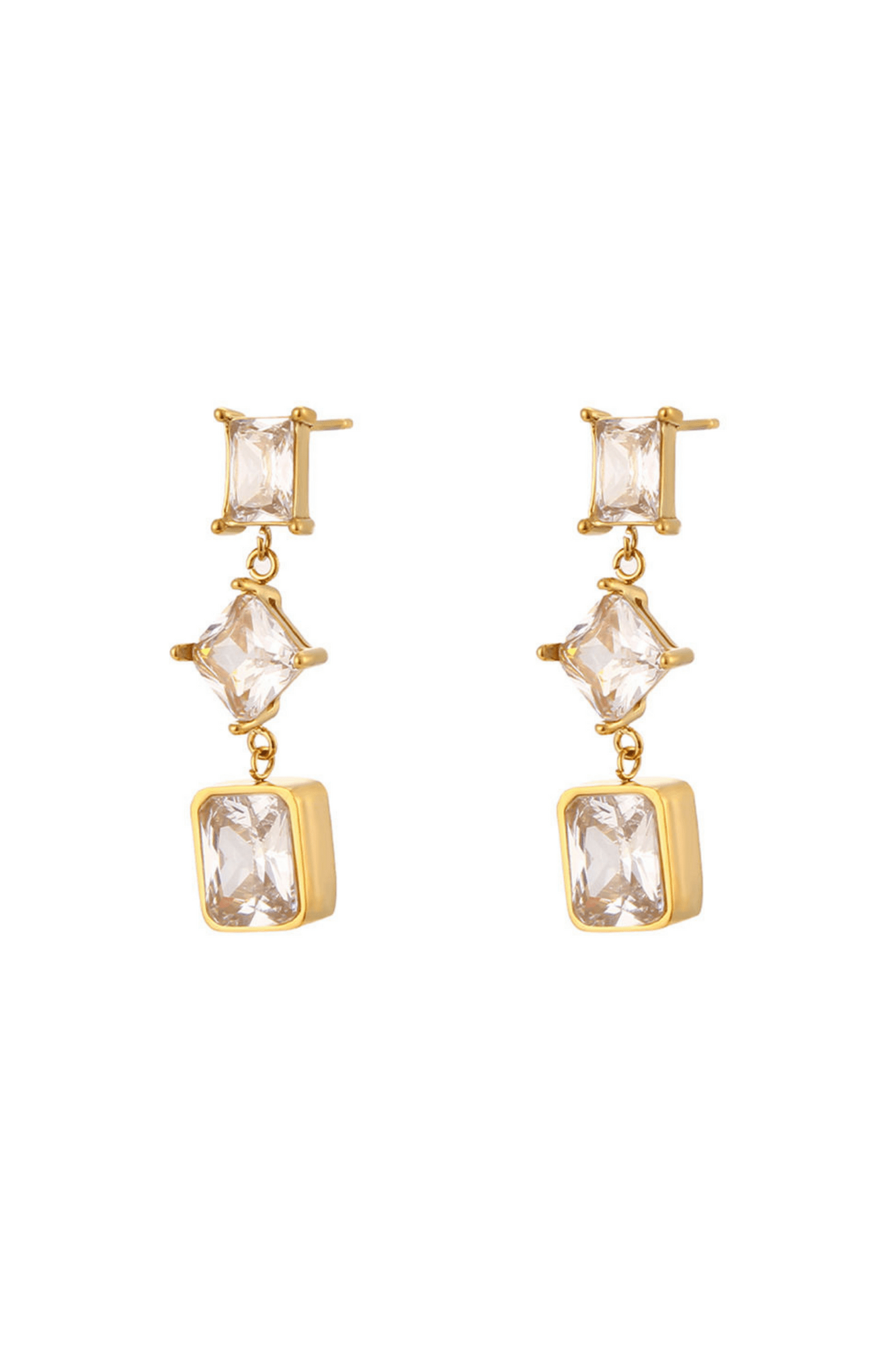 Catherine Studs Clear - Keepsake