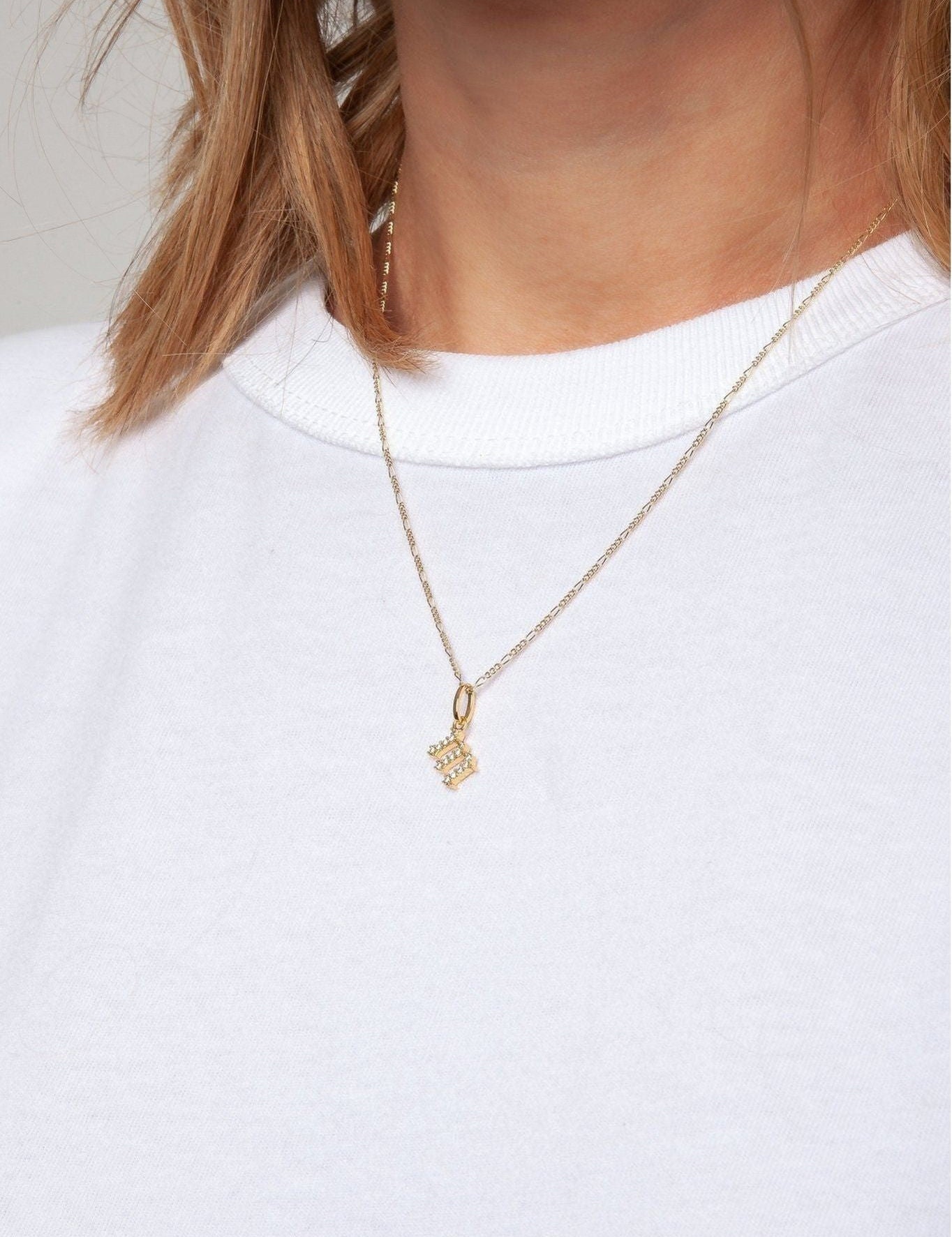 Gothic Letter Initial Necklace - Keepsake
