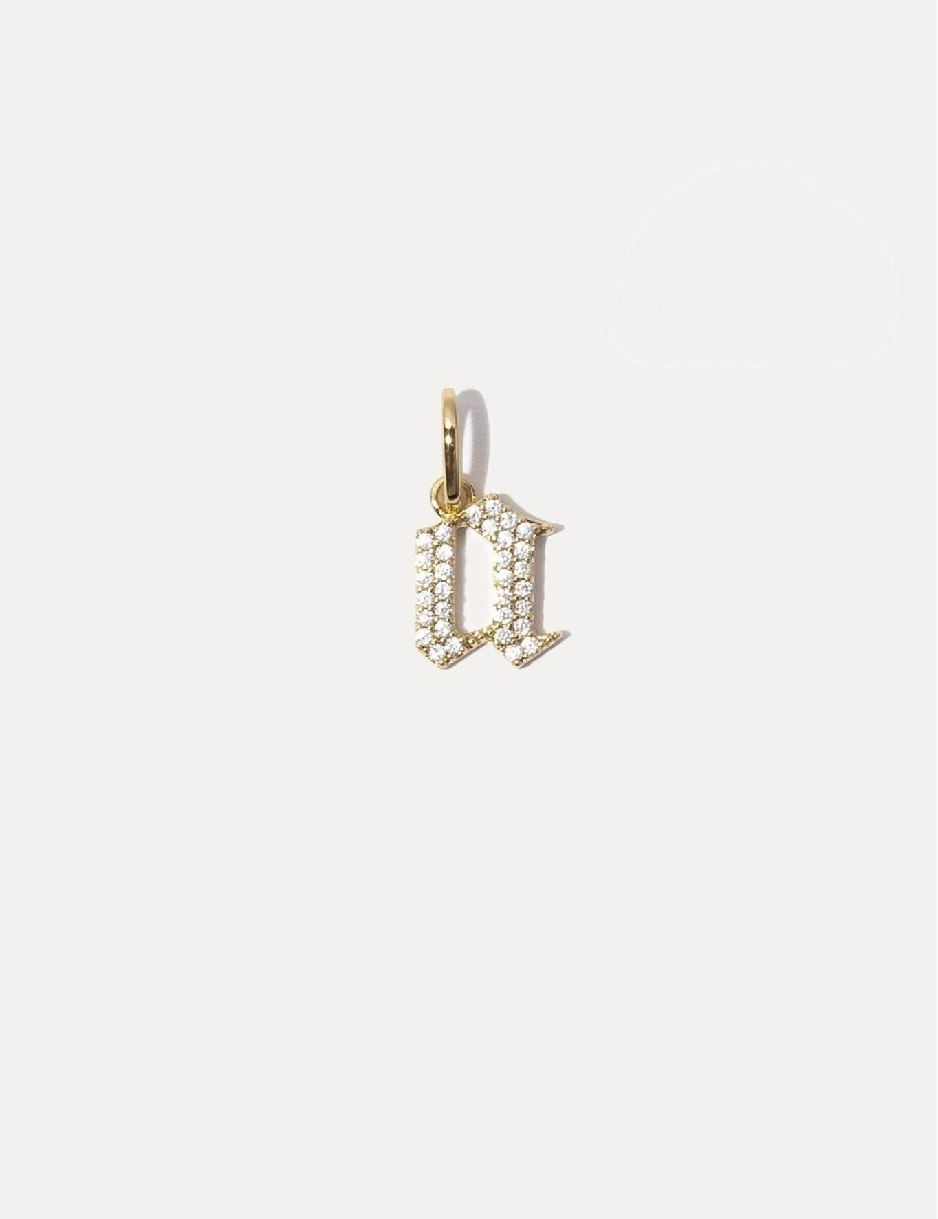 Gothic Letter Initial Necklace - Keepsake