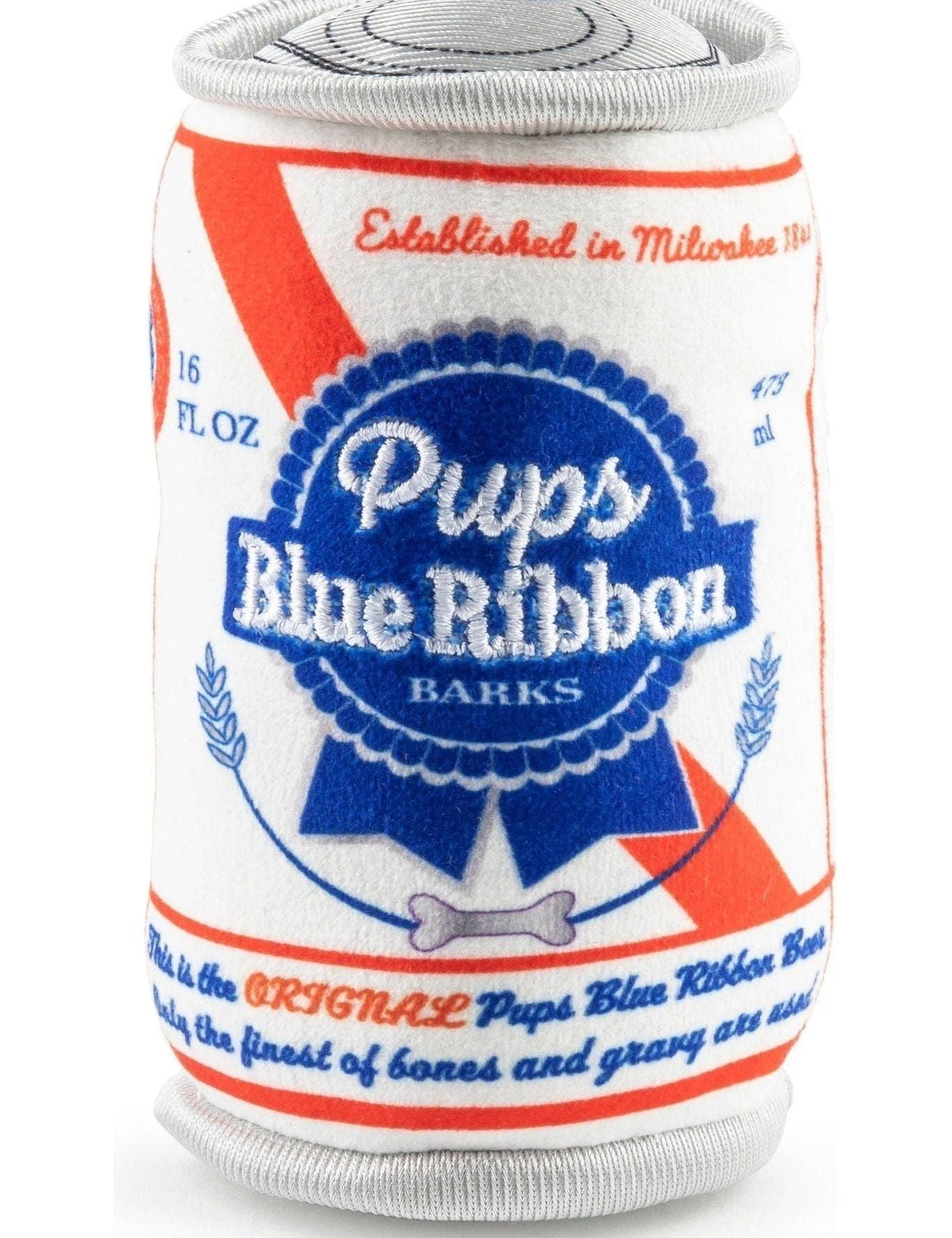 Pups Blue Ribbon Squeaker Dog Toy - Keepsake