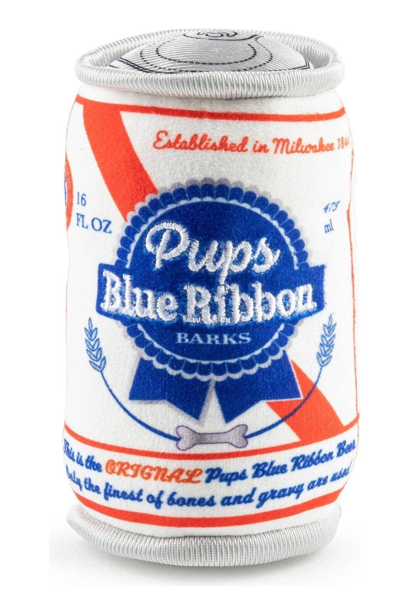 Pups Blue Ribbon Squeaker Dog Toy - Keepsake